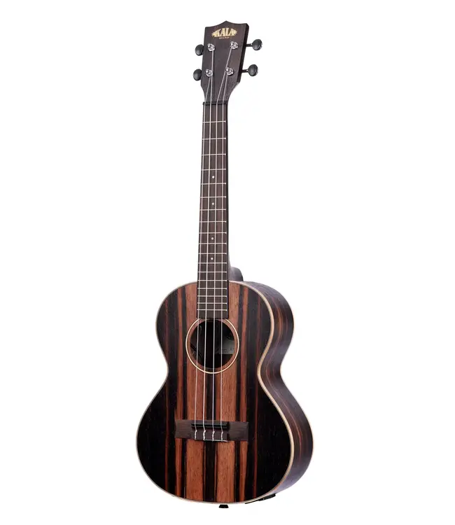 Kala KA-EBY-TE Tenor Ukulele with Pickup, Satin/Striped Ebony