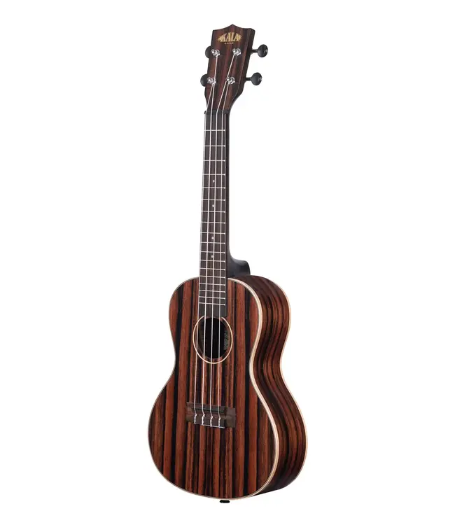 Kala KA-EBY-C Concert Ukulele, Satin/Striped Ebony