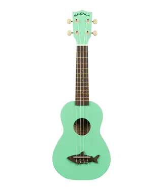 Kala Kala Makala Soprano Shark Series Ukulele, Surf Green