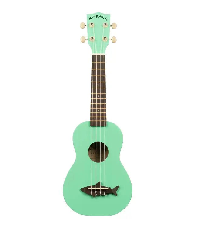 Kala Makala Soprano Shark Series Ukulele, Surf Green