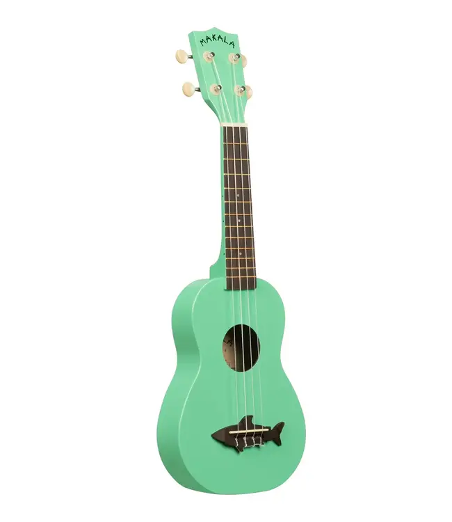 Kala Makala Soprano Shark Series Ukulele, Surf Green