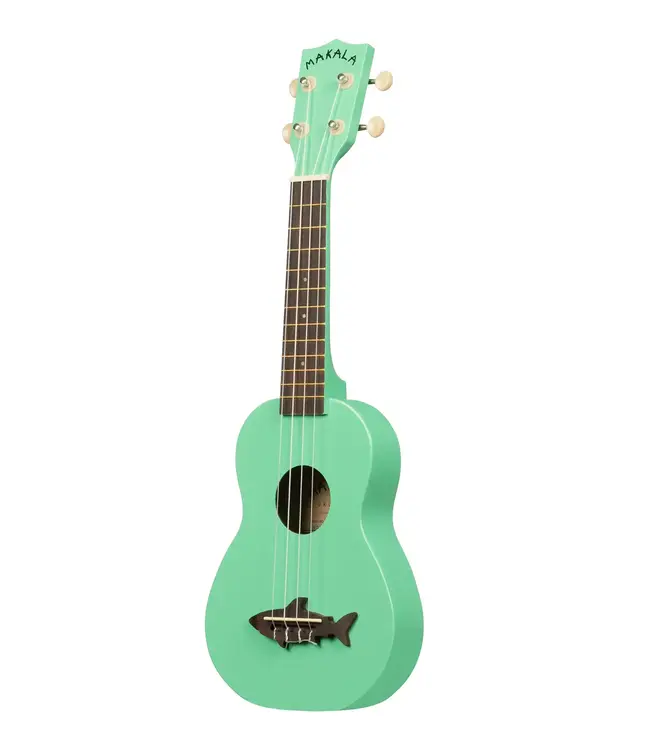 Kala Makala Soprano Shark Series Ukulele, Surf Green