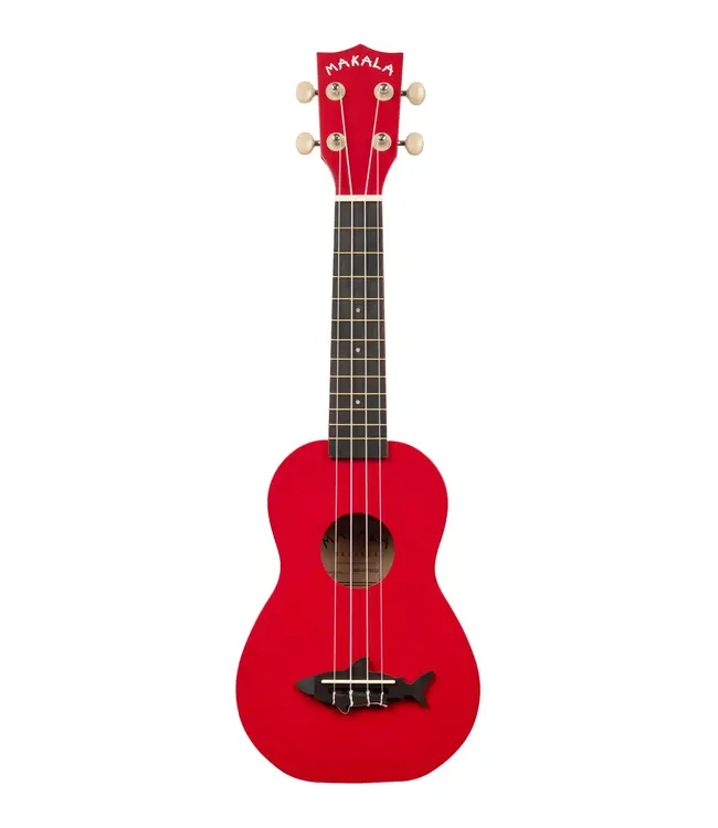 Kala Makala Soprano Shark Series Ukulele, Red