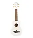 Kala Makala Soprano Shark Series Ukulele, White