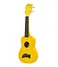 Kala Makala Soprano Dolphin Series Ukulele, Yellow Burst