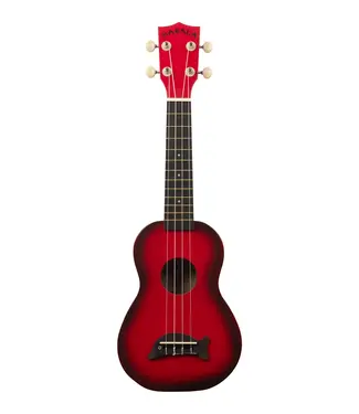 Kala Kala Makala Soprano Dolphin Series Ukulele, Red Burst