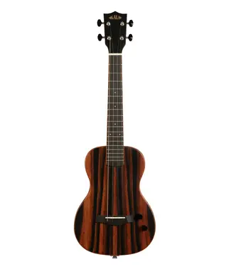 Kala Kala Striped Ebony Solid Body Tenor Ukulele, with EQ & Bag