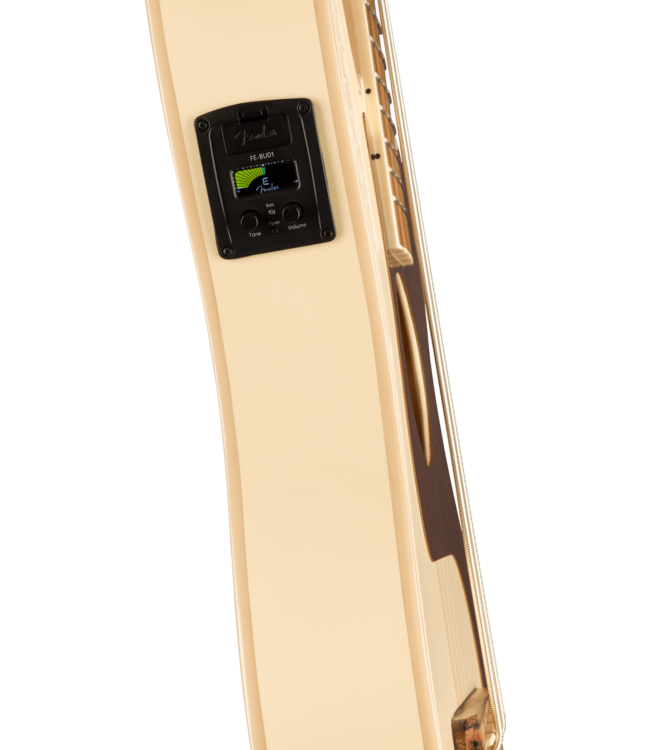 Fender Fullerton Precision Bass Uke, Walnut FB, Olympic White