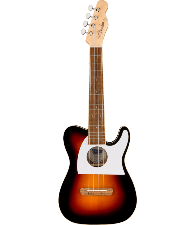 Fender Fullerton Tele Uke, Walnut FB, 2-Color Sunburst