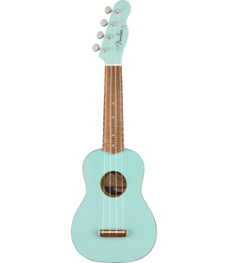 Fender Fender Venice Soprano Uke, Walnut FB, Daphne Blue