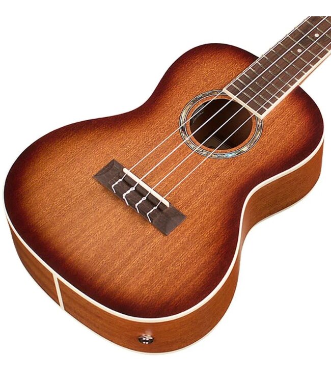 Cordoba 15CM-E Concert Ukulele, Mahogany w/ Edgeburst