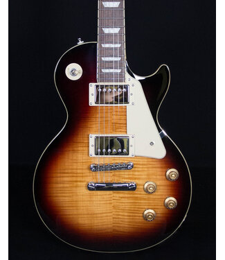 Epiphone Epiphone Les Paul Standard 50s Figured Top, Bourbon Burst (Premium Gig Bag Included)