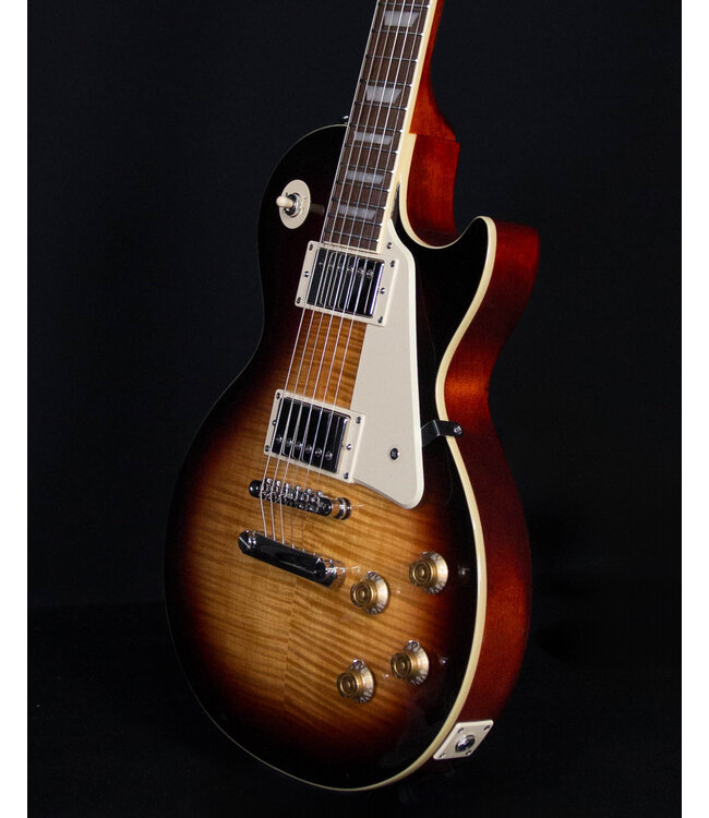 Epiphone Les Paul Standard 50s Figured Top, Bourbon Burst (Premium Gig Bag Included)