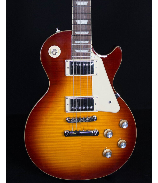 Epiphone Les Paul Standard 60s Figured Top, Iced Tea Burst (Premium Gig Bag Included)