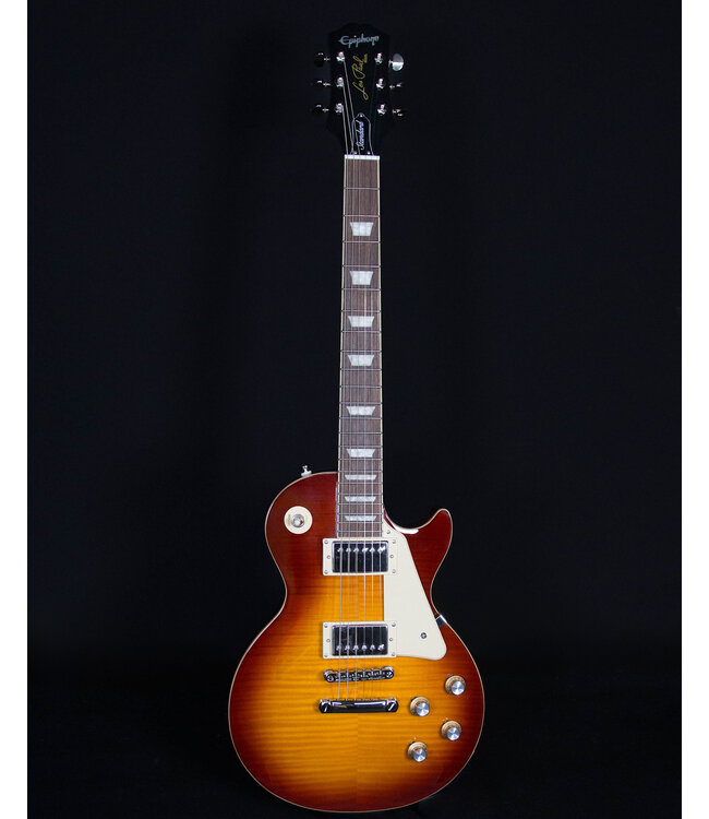 Epiphone Les Paul Standard 60s Figured Top, Iced Tea Burst (Premium Gig Bag Included)