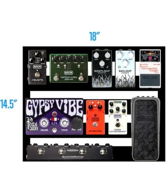 Pedaltrain Novo 18 Pedal Board with Deluxe MX Soft Case