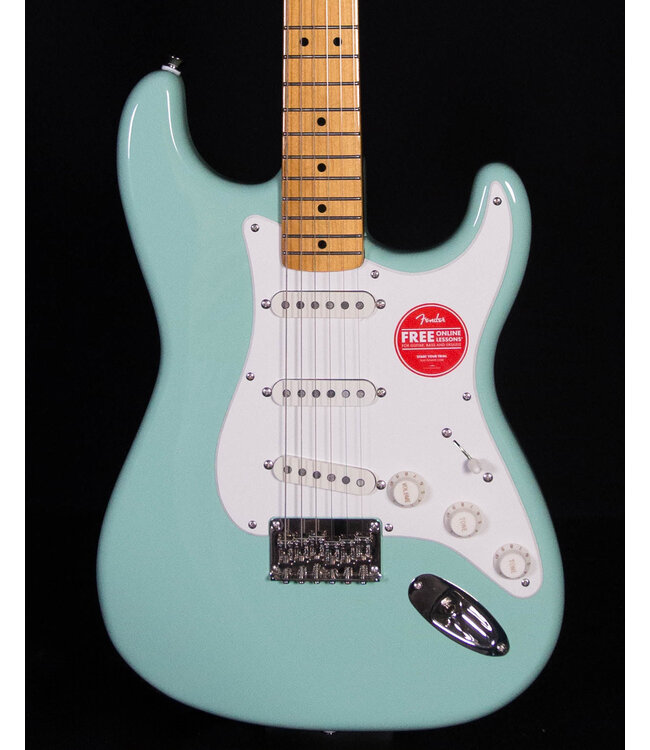 Squier Classic Vibe 50s Stratocaster HT, Maple FB, Surf Green