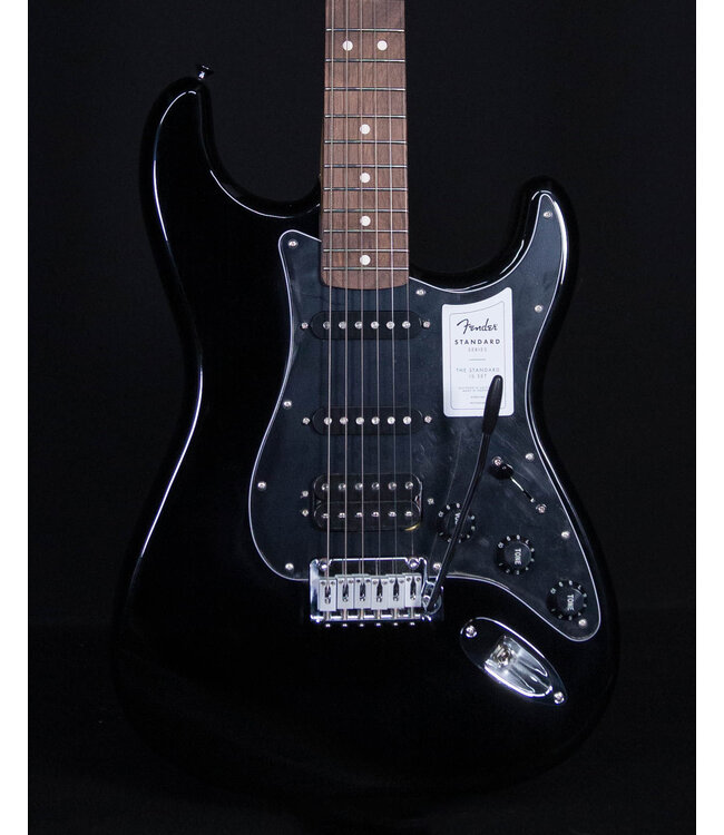Fender Standard Stratocaster HSS, Laurel FB, Black
