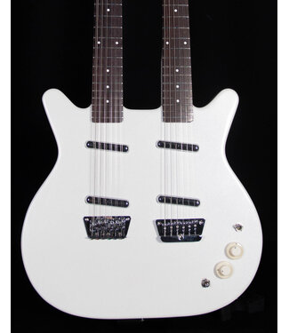 Danelectro Danelectro 6/12 Doubleneck, White Pearl