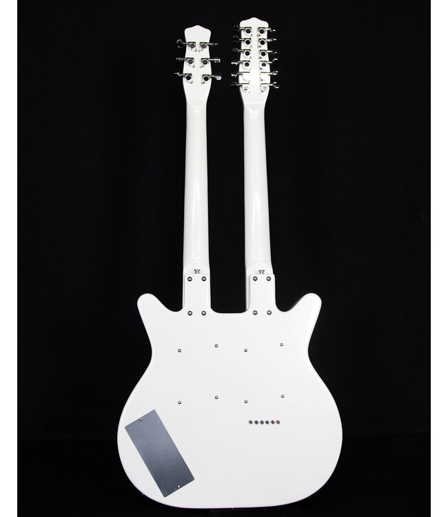 Danelectro 6/12 Doubleneck, White Pearl
