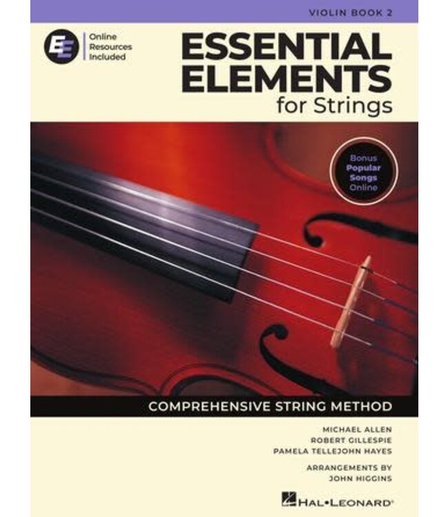 Essential Elements for Strings Violin Book 2 with Online Resources