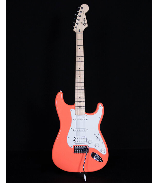 Squier Sonic Stratocaster HSS, Maple FB, Tahitian Coral