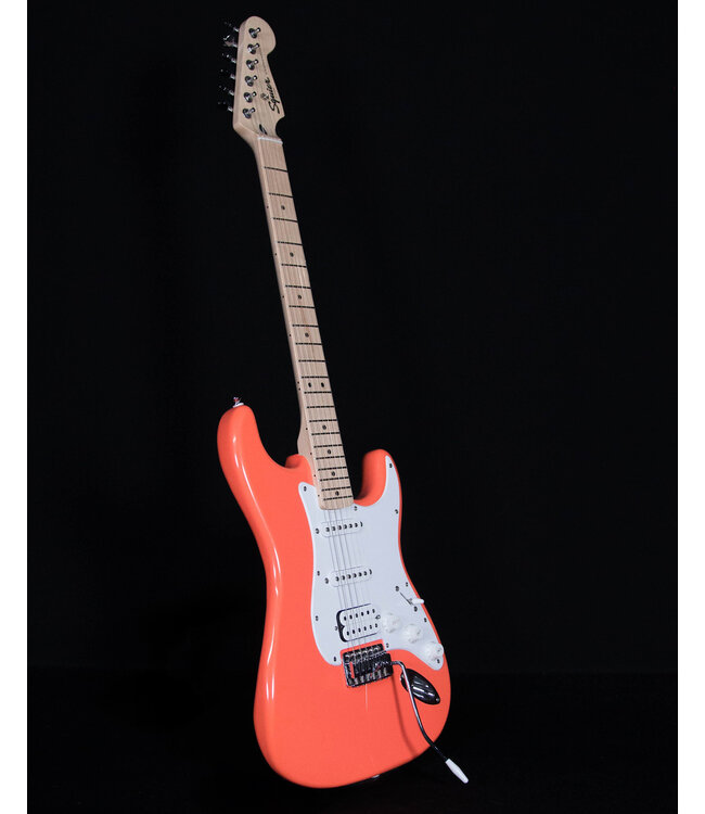 Squier Sonic Stratocaster HSS, Maple FB, Tahitian Coral