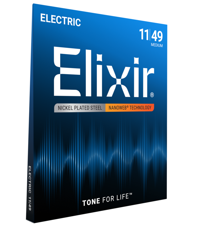 Eilxir Nanoweb Electric Guitar Strings, Medium 11-49