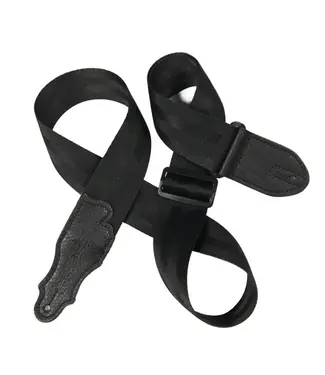 Franklin Franklin 2" Aviator Seat Belt Guitar Strap, Black
