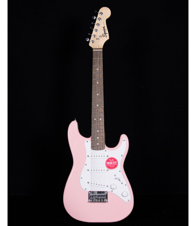 Squier Mini Stratocaster, Laurel FB, Shell Pink