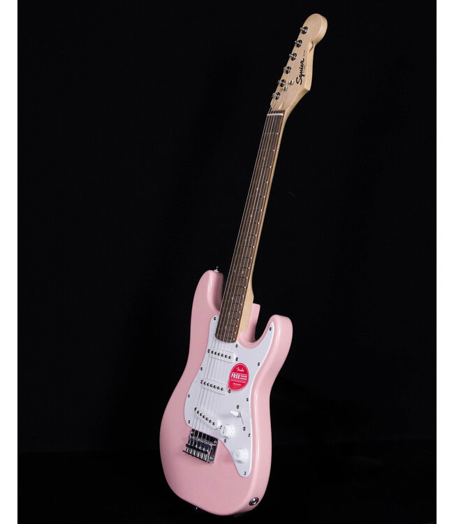 Squier Mini Stratocaster, Laurel FB, Shell Pink