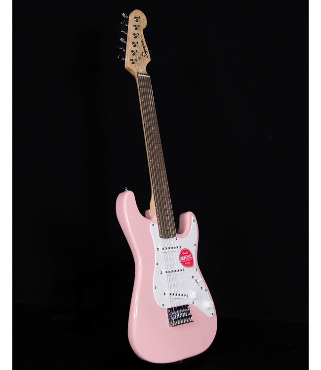 Squier Mini Stratocaster, Laurel FB, Shell Pink