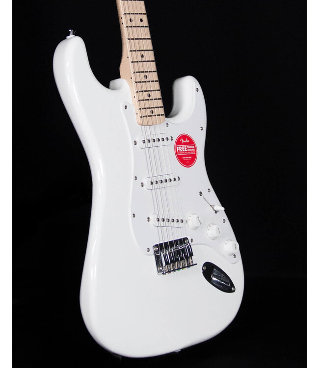 Squier Sonic Stratocaster HT, Maple FB, Arctic White