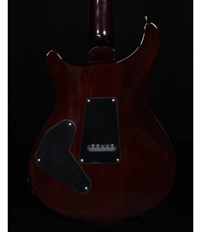 PRS SE Custom 24 Semi-Hollow with Piezo, Orange Tiger Smokeburst