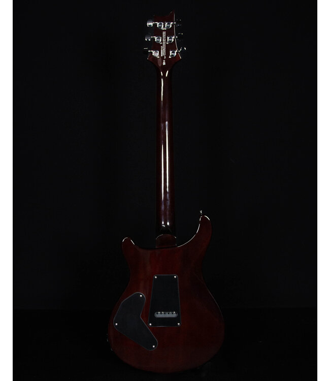 PRS SE Custom 24 Semi-Hollow with Piezo, Orange Tiger Smokeburst