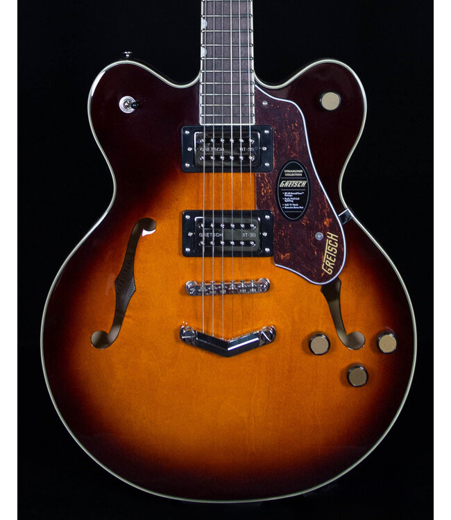 Gretsch G2622 Streamliner Center Block Double-Cut with V-Stoptail, Laurel FB, Forge Glow
