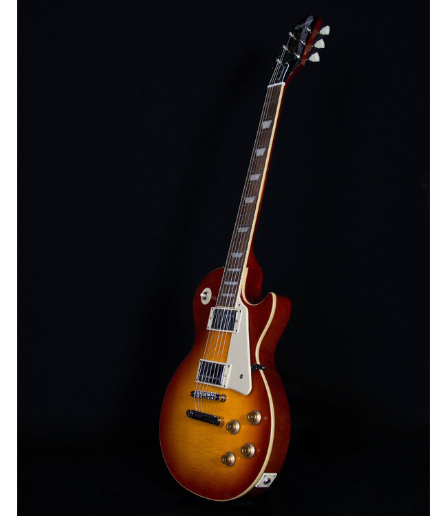 Epiphone Les Paul Standard 50s Figured Top, Washed Cherry Sunburst (Premium Gig Bag Included)