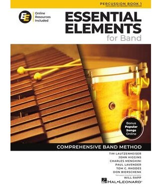 Hal Leonard Essential Elements for Band - Percussion Book 1 with Online Resources
