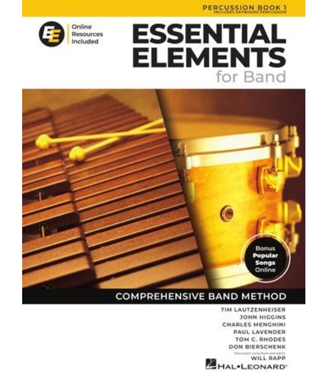 Essential Elements for Band - Percussion Book 1 with Online Resources