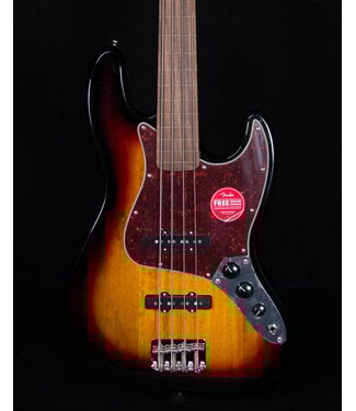 Squier Squier Classic Vibe '60s Jazz Bass Fretless, Laurel FB, 3-Color Sunburst