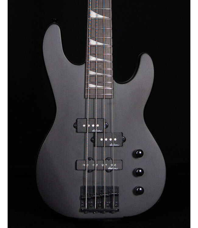 Jackson JS Series Concert Bass Minion JS1X, Amaranth FB, Satin Black