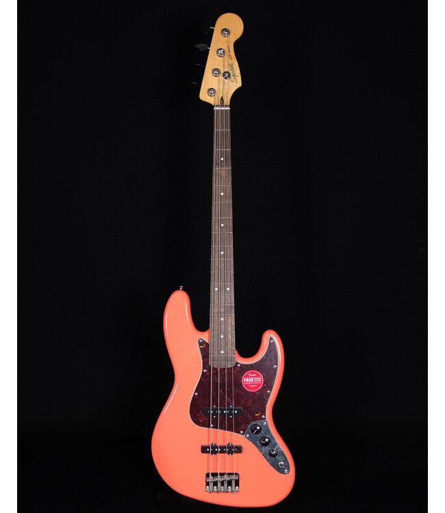 Squier Classic Vibe 60s Jazz Bass, Laurel FB, Tahitian Coral