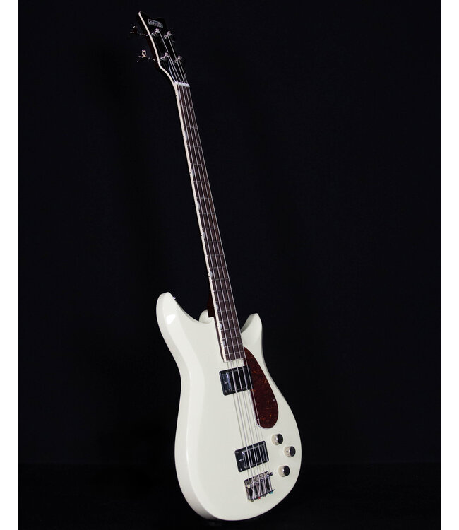 Gretsch Electromatic CVT 4-String Bass Double-Cut, Laurel FB, Vintage White