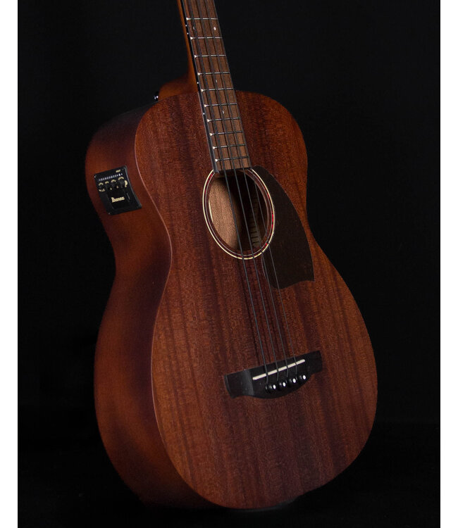 Ibanez PCBE12 Acoustic/Electric Bass, Open Pore Mahogany