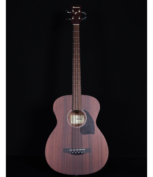 Ibanez PCBE12 Acoustic/Electric Bass, Open Pore Mahogany