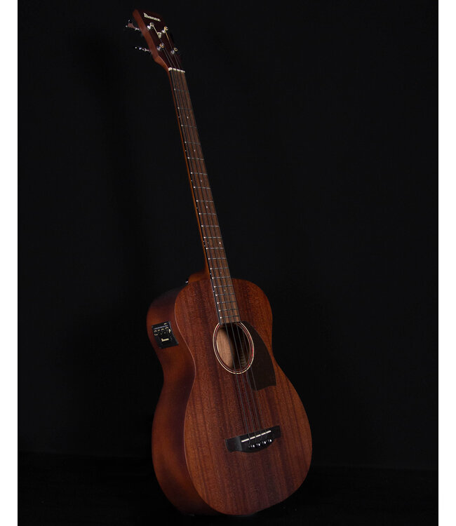 Ibanez PCBE12 Acoustic/Electric Bass, Open Pore Mahogany