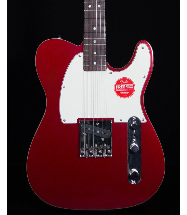 Squier Classic Vibe Custom Esquire, Laurel FB, Candy Apple Red