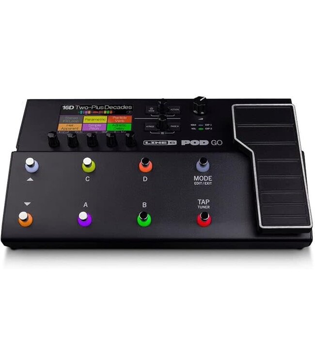 Line 6 POD Go Guitar Multi-Effects Processor, Black