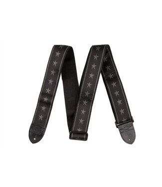 Fender Fender® Nylon Stars and Stripes Strap,  Black/Grey