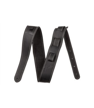 Fender Fender® Monogram Leather Strap, Black